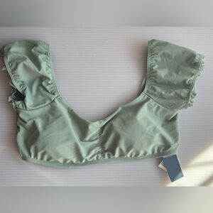 Hollister Swim Bandeau ruffle Bikini Top